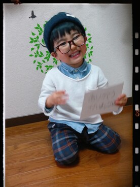 「いつもありがとうございます」｜「アイテム（ニットキャップ/ビーニー）」を使った、mek0さん（レディース・151cm）の秋コーディネート