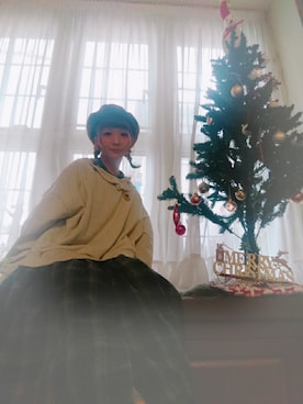 「Bleu Bleuet（ブルーブルーエ）のアイテム（ハンチング/ベレー帽）」を使った、mek0さん（レディース・151cm）の秋コーディネート