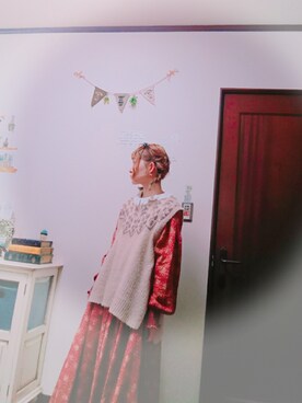 mek0さん（レディース・151cm）の冬コーディネート