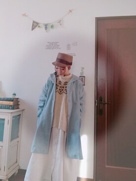 「いつもありがとうございます」｜「アイテム（チュニック）」を使った、mek0さん（レディース・151cm）の冬コーディネート