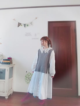 mek0さん（レディース・151cm）の冬コーディネート