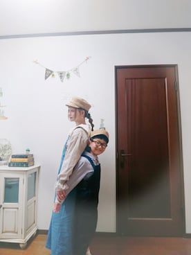 「でにむ」｜「アイテム（オールインワン・サロペット）」を使った、mek0さん（レディース・151cm）の春コーディネート