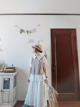 mek0さん（レディース・151cm）の夏コーディネート