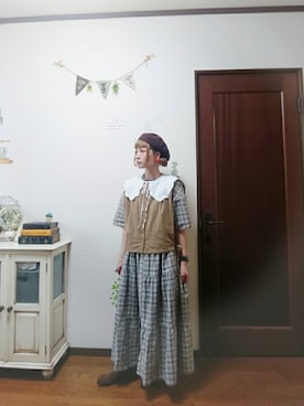 「いつもありがとうございます」｜「アイテム（シャツワンピース）」を使った、mek0さん（レディース・151cm）の夏コーディネート