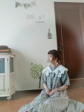 「いつもありがとうございます」｜「アイテム（シャツワンピース）」を使った、mek0さん（レディース・151cm）の秋コーディネート