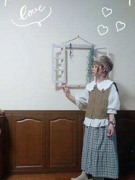 「いつもありがとうございます」｜「アイテム（シャツワンピース）」を使った、mek0さん（レディース・151cm）の秋コーディネート