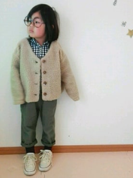 nao**さん(キッズ・90cm)の冬コーディネート