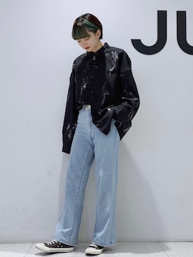 「SOMETHING（サムシング）のアイテム」を使った、shioriさん（レディース・164cm）の冬コーディネート