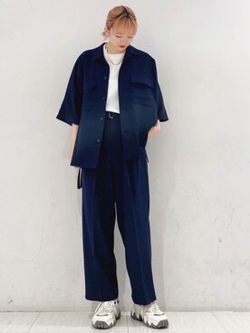 「JUNRED（ジュンレッド）のアイテム（アクセサリー）」を使った、shioriさん（レディース・164cm）の夏コーディネート