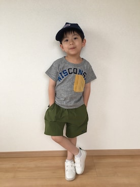「5さい」｜haru.mii.ariさん（キッズ・110cm）の春コーディネート