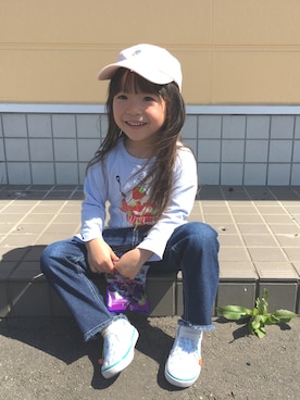 キッズ Vans ヴァンズ Slip On スリッポン V98cj Tink Tinkerbellを使ったその他ユーザーのキッズ人気ファッション コーディネート Wear