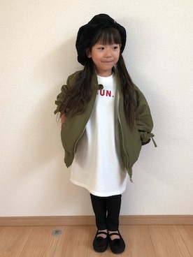 haru.mii.ariさん（キッズ・100cm）の冬コーディネート