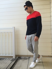 ZARA | 薄グレースウェットパンツ(その他パンツ)
