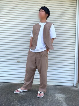 あさん（メンズ・170cm）の夏コーディネート