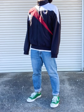 「Reebok（リーボック）のアイテム（その他アウター）」を使った、あさん（メンズ・170cm）の冬コーディネート