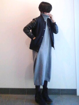 裕輔さん（レディース・161cm）の秋コーディネート