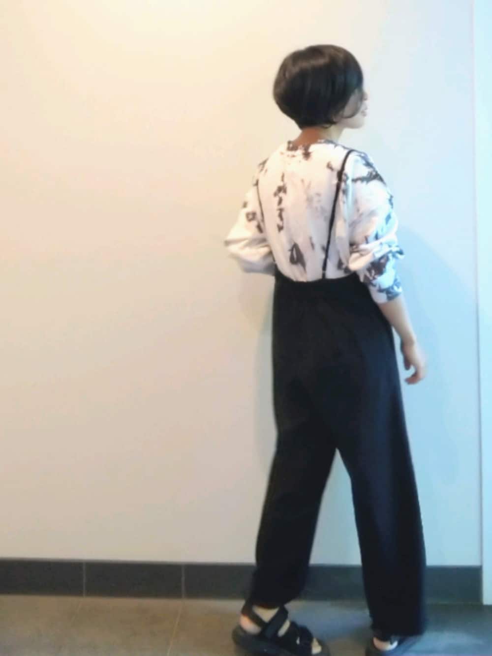 GLOBAL WORK ネイビー サロペット Mサイズ GLOBAL WORK｜グローバルワークのサロペット/オーバーオール