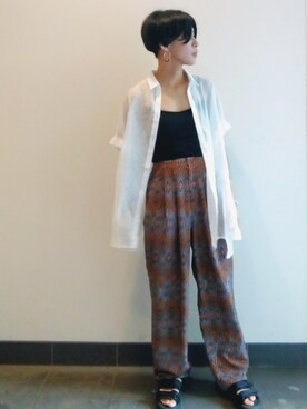 裕輔さん（レディース・161cm）の夏コーディネート