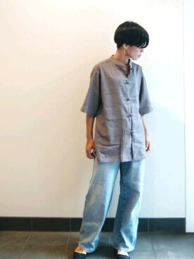 裕輔さん（レディース・161cm）の夏コーディネート