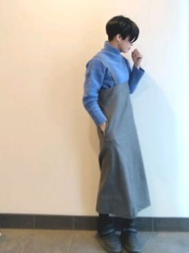 裕輔さん(レディース・161cm)の冬コーディネート