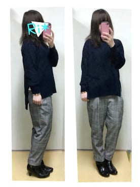 Ri*さん（レディース・152cm）の冬コーディネート