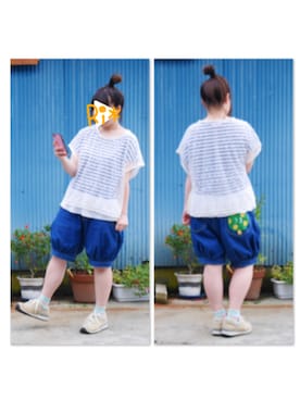 Ri*さん(レディース・152cm)の夏コーディネート