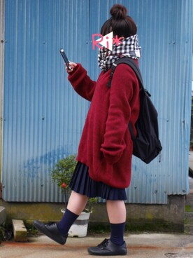 「JoyWalker（ジョイウォーカー）のアイテム」を使った、Ri*さん（レディース・152cm）の冬コーディネート