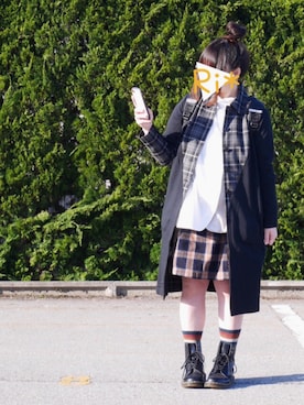 「NIRAME.CO（ニラメッコ）のアイテム（スカート）」を使った、Ri*さん（レディース・152cm）の春コーディネート