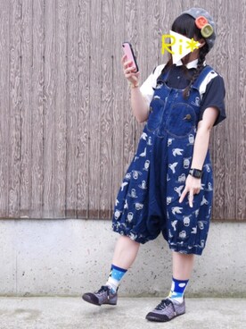 「mercibeaucoup,（メルシーボークー）のアイテム（アクセサリー）」を使った、Ri*さん（レディース・152cm）の秋コーディネート