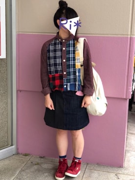 「Jamgarden（ジャムガーデン）のアイテム」を使った、Ri*さん（レディース・152cm）の秋コーディネート