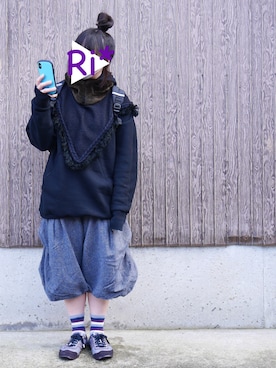 Ri*さん（レディース・152cm）の秋コーディネート