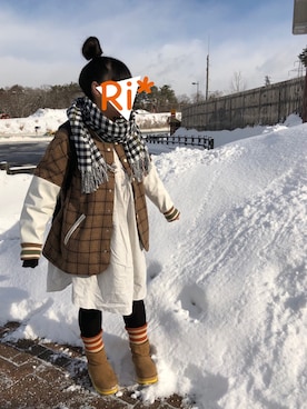 Ri*さん（レディース・152cm）の冬コーディネート