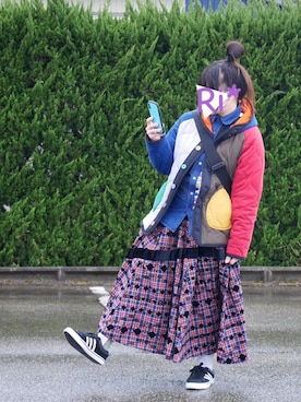 「NIRAME.CO（ニラメッコ）のアイテム」を使った、Ri*さん（レディース・152cm）の春コーディネート