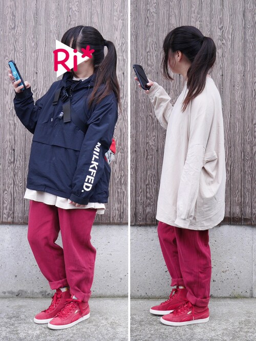 ブルゾン MILKFED. - HOODED ANORAK BLOUSON MILKFED. - HOODED ANORAK BLOUSONの通販 by kazane's shop