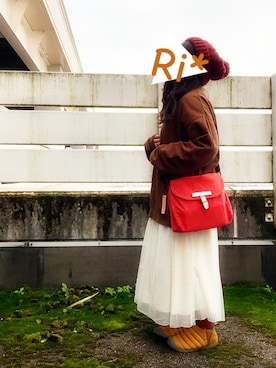 「チャイハネ（チャイハネ）のアイテム（スニーカー）」を使った、Ri*さん（レディース・152cm）の冬コーディネート