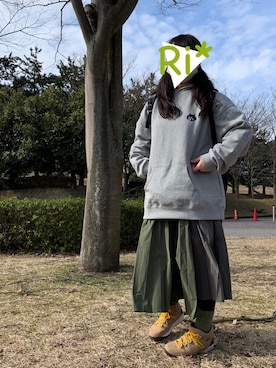 「にゃー」｜「アイテム（ブーツ）」を使った、Ri*さん（レディース・152cm）の冬コーディネート