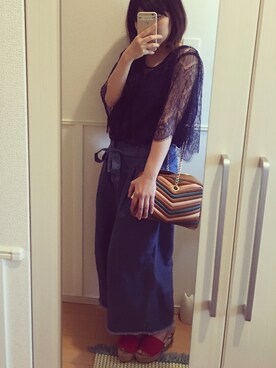 徳禮久未さんのコーディネート