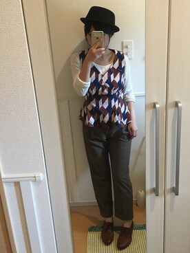 徳禮久未さんのコーディネート