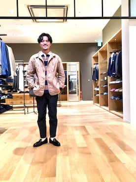 「ラガーシャツ」｜Yuta Sakamotoさん（メンズ・168cm）の春コーディネート