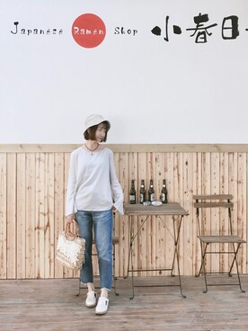 「IORI（イオリ）のアイテム」を使った、Marceauuuさん（レディース・157cm）の春コーディネート