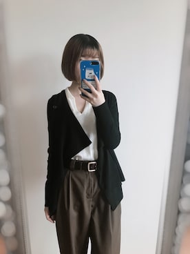 「Midnightのアイテム」を使った、Marceauuuさん（レディース・157cm）の秋コーディネート