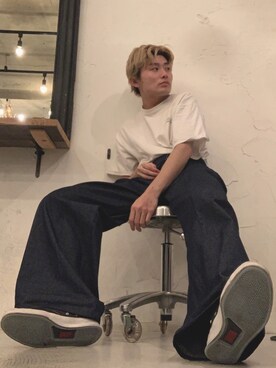 しん！ちゃんさん（メンズ・177cm）の春コーディネート