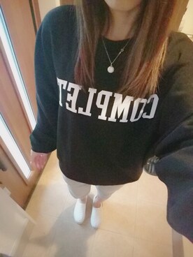 「aveil（アベイル）のアイテム（パンツ）」を使った、chi😊さん（レディース・165cm）の秋コーディネート