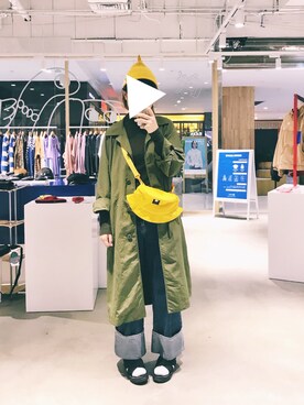 「TYAKASHAのアイテム（帽子）」を使った、Tokiさん（レディース・164cm）の秋コーディネート