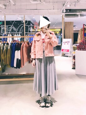 「TYAKASHAのアイテム（ジャケット/アウター）」を使った、Tokiさん（レディース・164cm）の秋コーディネート