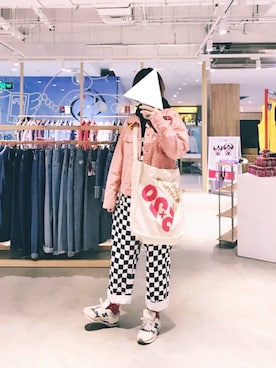 「TYAKASHAのアイテム（オールインワン・サロペット）」を使った、Tokiさん（レディース・164cm）の秋コーディネート