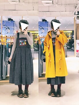 「TYAKASHAのアイテム（ジャケット/アウター）」を使った、Tokiさん（レディース・164cm）の冬コーディネート