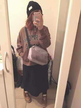 Sayuさん（レディース・153cm）の冬コーディネート