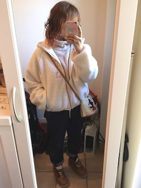 「Belle Maison（ベルメゾン）のアイテム」を使った、Sayuさん（レディース・153cm）の冬コーディネート