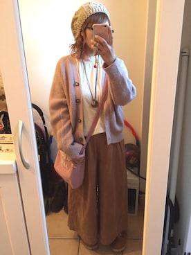 「Belle Maison（ベルメゾン）のアイテム」を使った、Sayuさん（レディース・153cm）の冬コーディネート